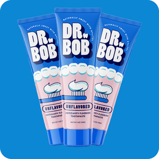 Dr. Bob Unflavored Toothpaste (3 Pack)